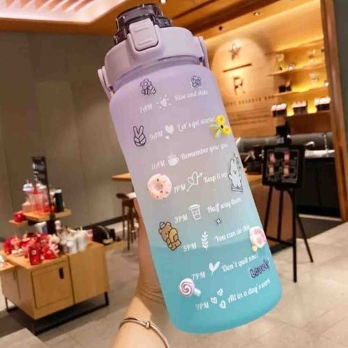 ⭐ Botella De Agua Motivacional  2 Litro